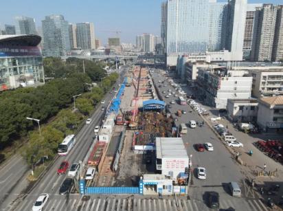 长沙地铁7号线最新动态：最复杂的车站-红星大市场站已封顶！