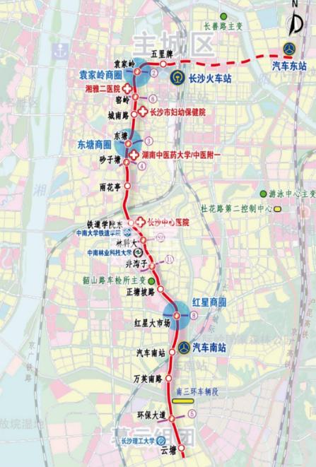 长沙地铁最新进展！包括1号线北延、7号线、2号线西延二期！
