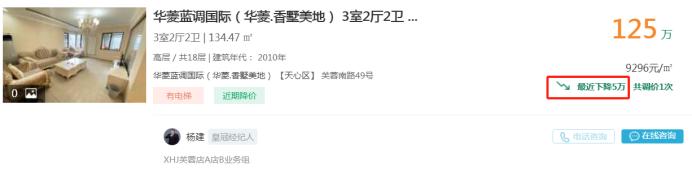 2月28日长沙二手房急售：万达公馆大平层直降25万，市中心一线临江！