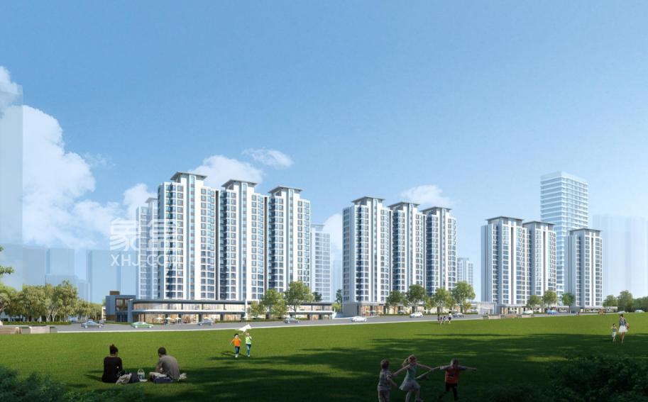 金富江山院首付20万，月亮岛建面117-181㎡小高层一梯一户9字头热销中！
