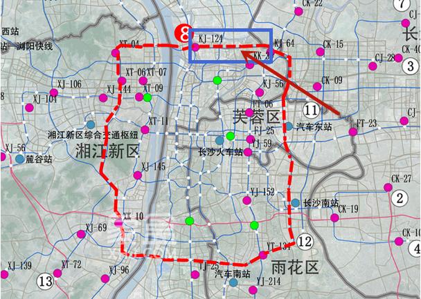 2024長(zhǎng)沙交通建設(shè)計(jì)劃公布！8、9、12號(hào)線部分線路走向曝光！