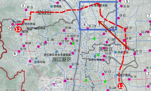 2024長(zhǎng)沙交通建設(shè)計(jì)劃公布！8、9、12號(hào)線部分線路走向曝光！