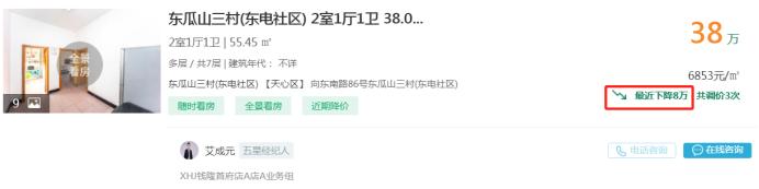 3月22日長沙二手房急售：東瓜山兩房總價僅38萬！