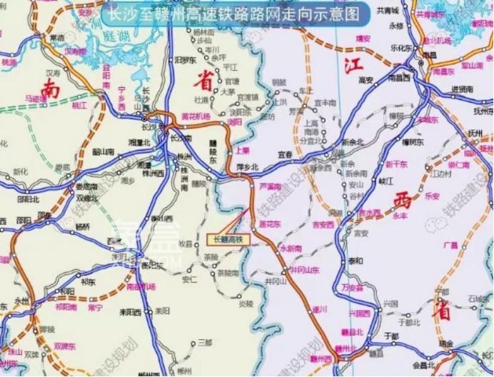 长赣高铁环评审查通过，距离开工建设越来越近了！