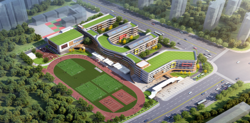 長沙博才紅楓小學已完成驗收，麓谷城市公園配建，2024年秋季開學！