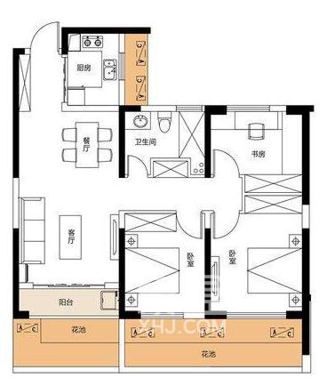 罗牛山广场户型图