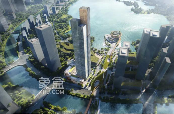 318米！長沙第六、河西第二高樓！金茂梅溪湖大廈即將竣工！