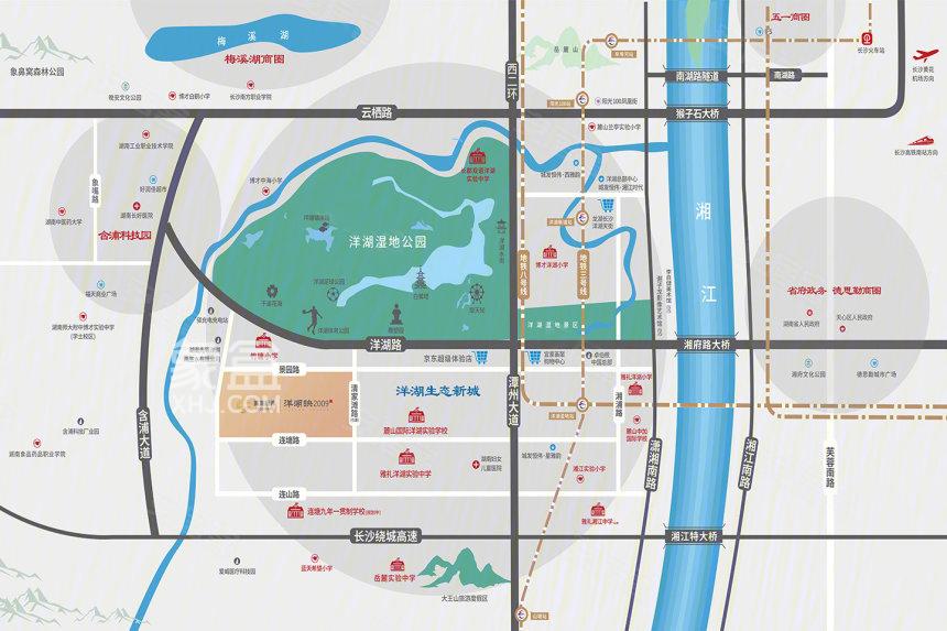 洋湖湿地公园总体规划（2024—2033年）曝光！周边多个新盘在售！