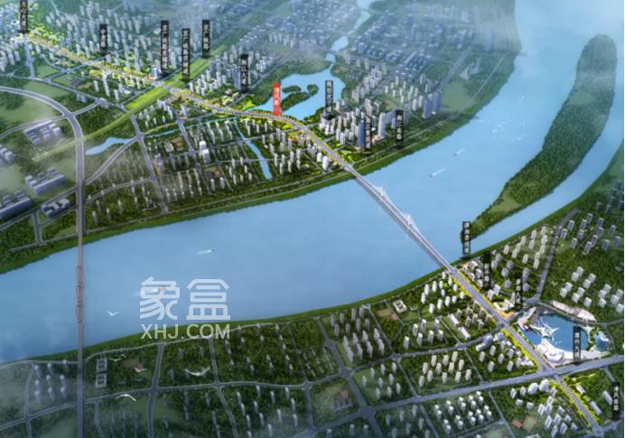 长沙新增一座过江大桥！清风路湘江大桥效果图曝光！预计2028年建成！