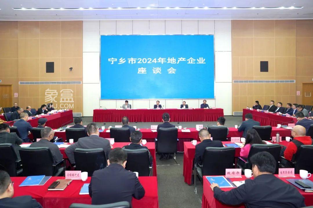 4月11日宁乡市召开2024年地产企业座谈会，促进房地产业高质量发展！