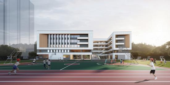 长沙博才金鹰小学北校区2024年秋使用，谷山青山片区公办小学！