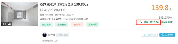 4月25日長(zhǎng)沙二手房急售：市中心臨江豪宅直降100萬(wàn)！