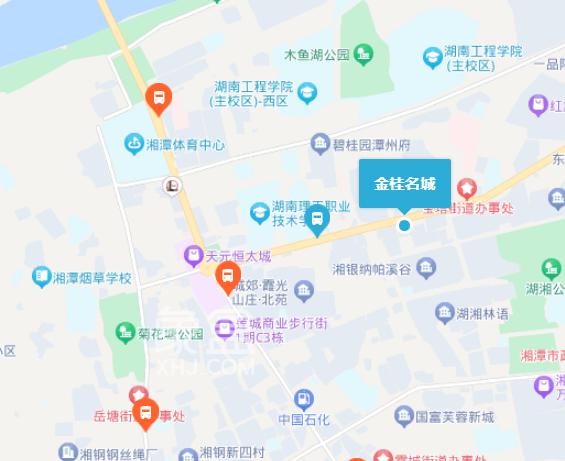 【小区测评】金桂名城：岳塘区多户型，绿化率高配套全的创新小区