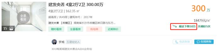 5月6日長沙二手房急售：梅溪湖毛坯好房齊降價，配套小學+初中雙學位！