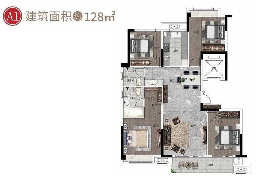 金辉优步星樾户型图