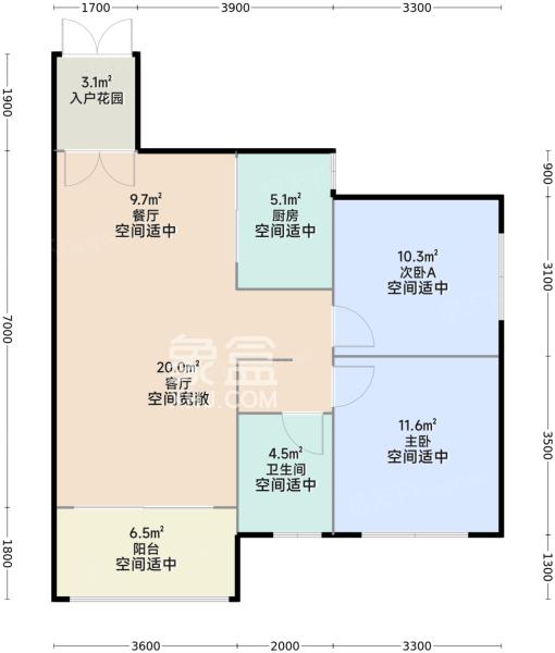 贵阳中铁国际生态城户型图