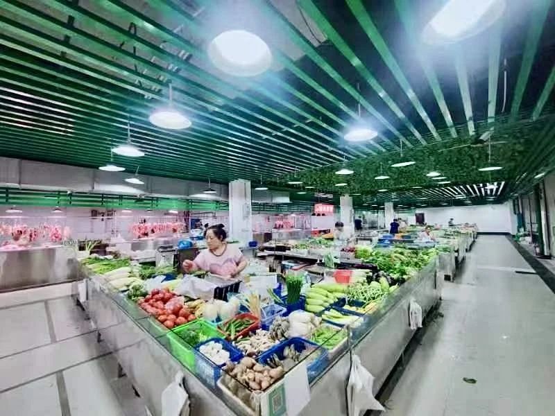5月20日長沙天心區(qū)首家完成改造升級的博林金谷生鮮市場煥新迎客！