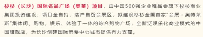 杉杉商业来长沙了！将在会展新城建超20万方商场！打造城东标杆！