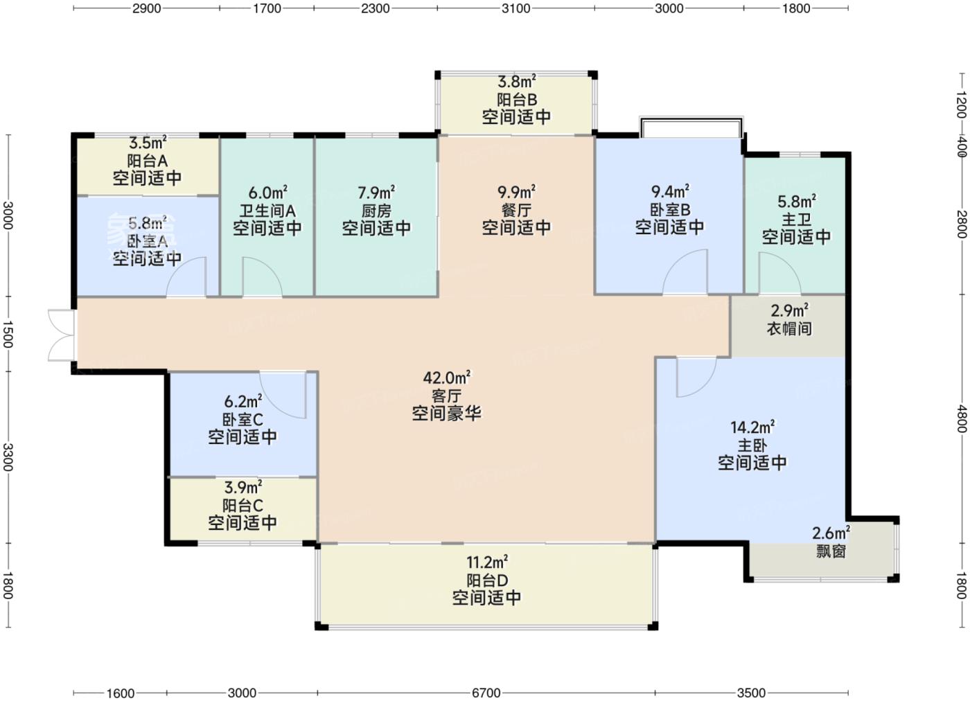 锦绣三润城户型图