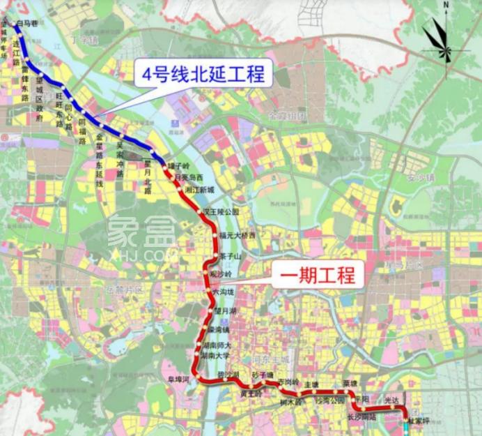 长沙地铁4号线北延环评通过！下一步就是施工招标！