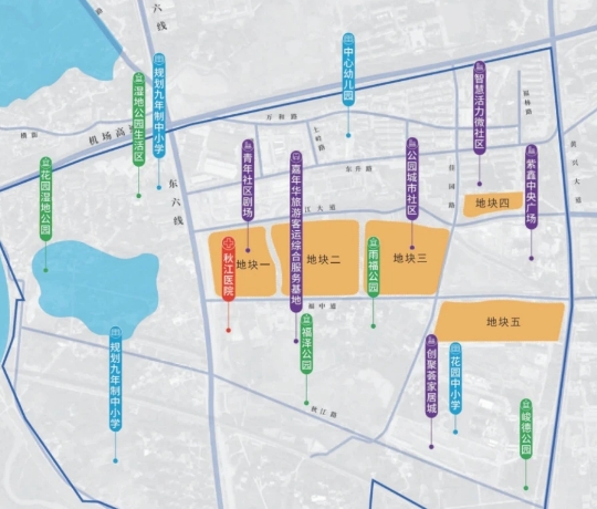 长沙县花园新城板块推出5宗地块！周边规划配套完善！