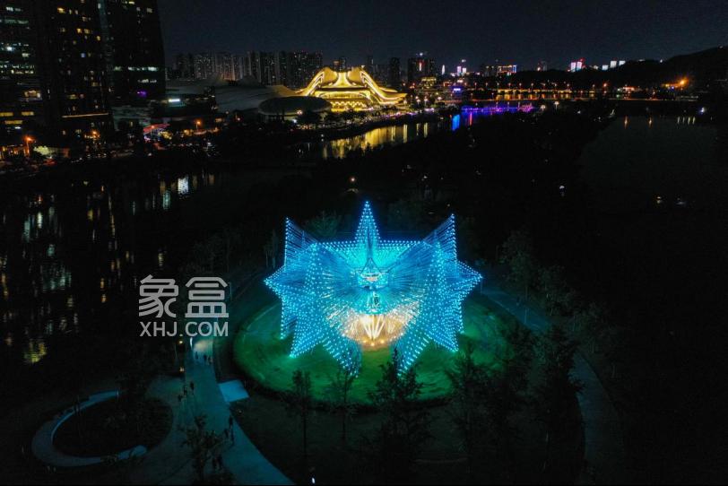 長沙之星”雕塑煥新亮相，璀璨光芒再現(xiàn)梅溪湖！