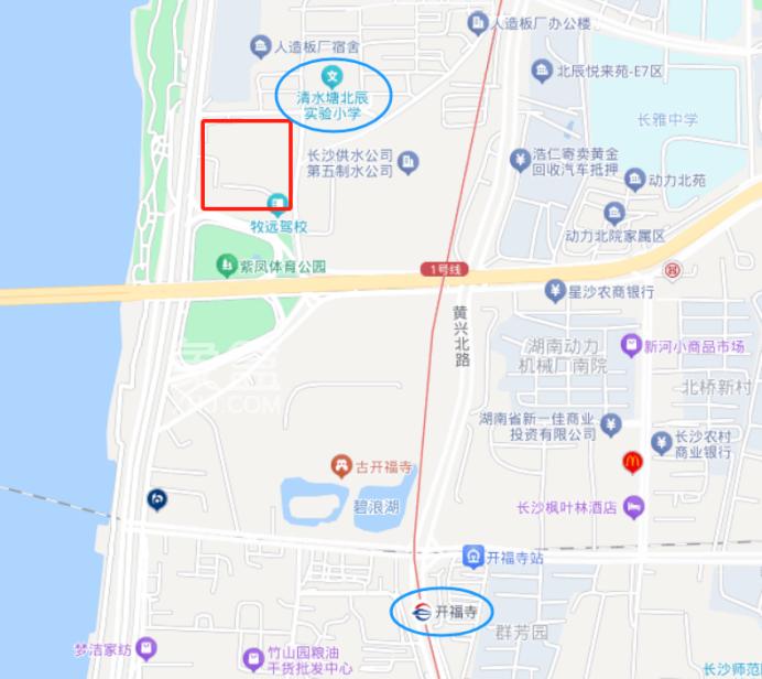長(zhǎng)沙一線江景地塊即將上新！旁邊北辰瀚江府二手房均價(jià)2.5萬(wàn)/平！