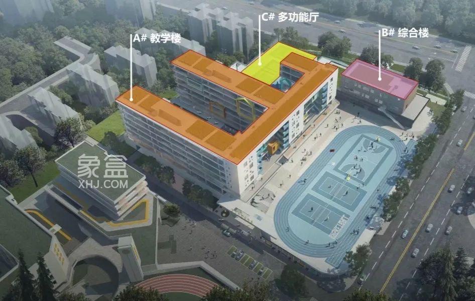 长沙博才小学东校区2024年9月开学，长沙悦府配套入读，是博才小学一校两址！