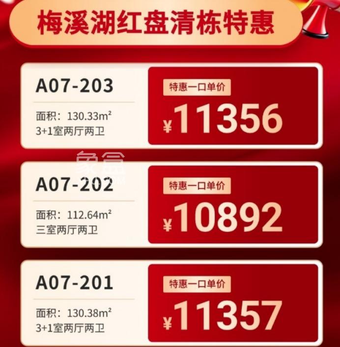 梅溪湖梦想中央公园推出特惠房源！均价10892元/平！
