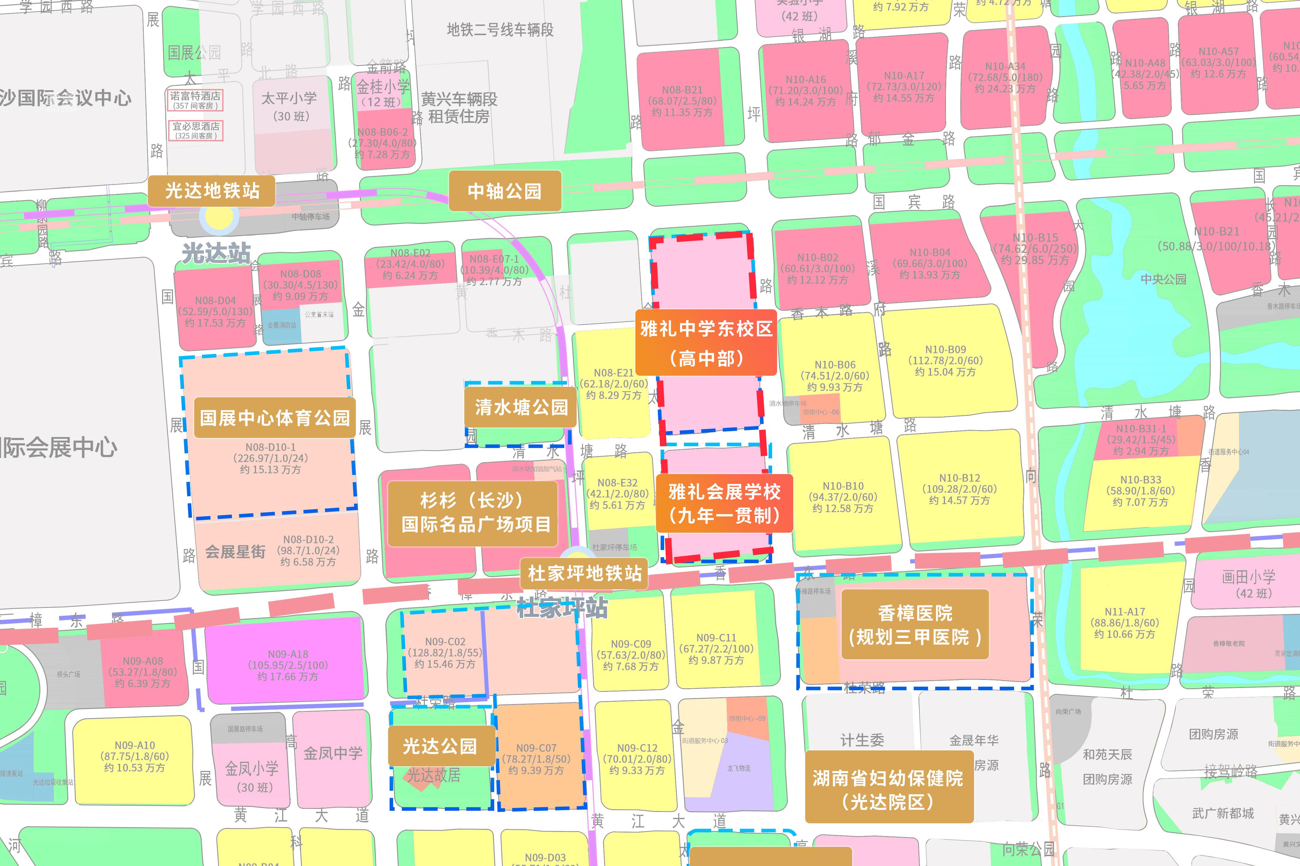 8月29日雅礼中学东校区（高中部）落定长沙国际会展新城！