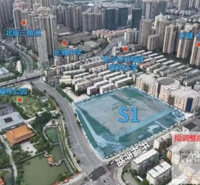 重磅！開福市中心黃興北路S1地塊成交、1號(hào)線地鐵口！樓面價(jià)8200元/平！
