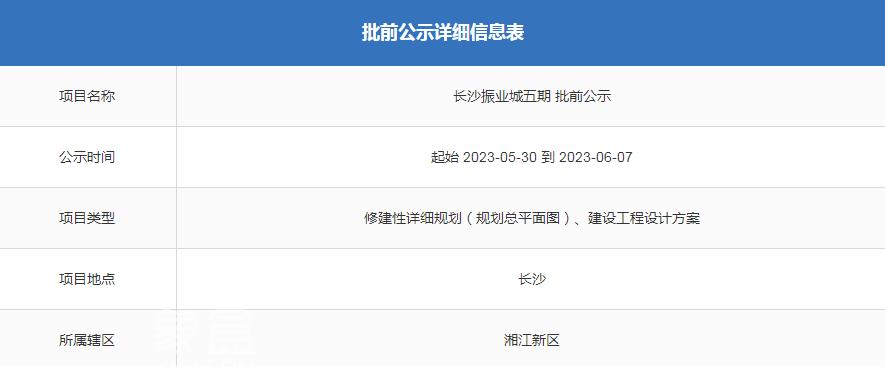 梅溪湖“振業(yè)城五期”戶型圖公布！開盤在即！