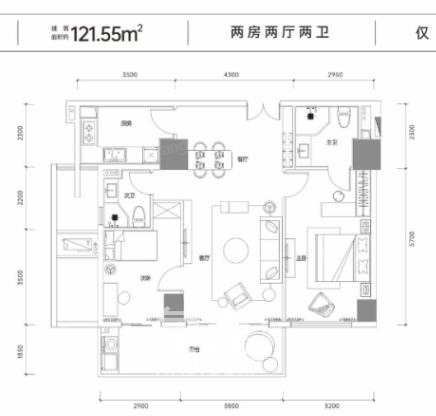 城发恒伟东风映1897户型图