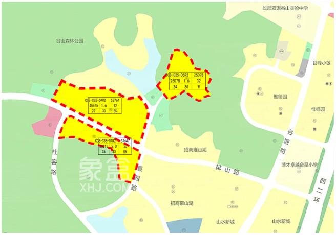 谷山片區(qū)推薦兩宗低密住宅用地，容積率僅2.0，有望打造洋房or小高層！