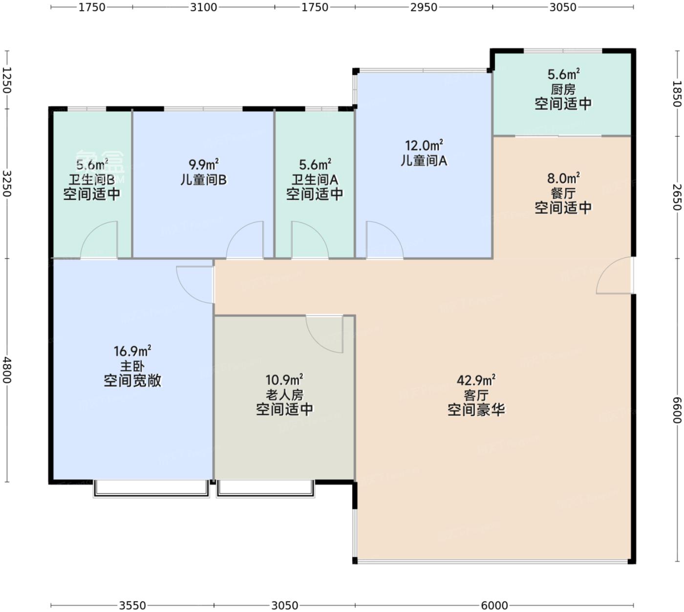 碧桂园博萃梅溪户型图