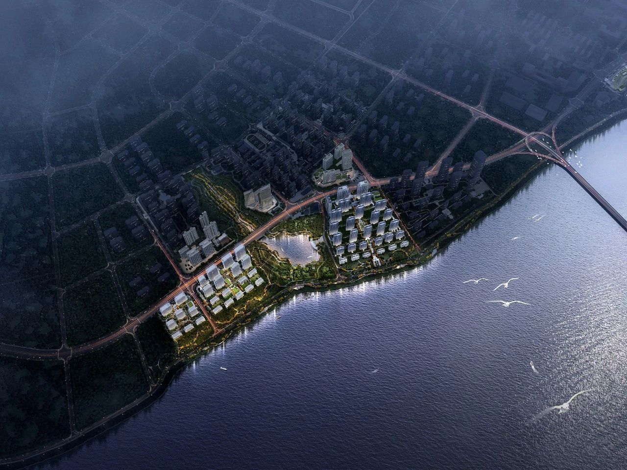 綠城桂滿湘江13棟建面308-321㎡平墅加推，9年雅禮丁江學(xué)校江景房熱銷！