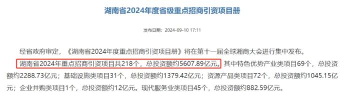 2024年湖南省級重點(diǎn)招商項(xiàng)目出爐！包括奧體中心、花博園、冰雪世界等！
