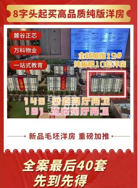 麓谷红盘“长沙如院”推最后一栋洋房！“精改毛”直降3000+！单价8字头起！