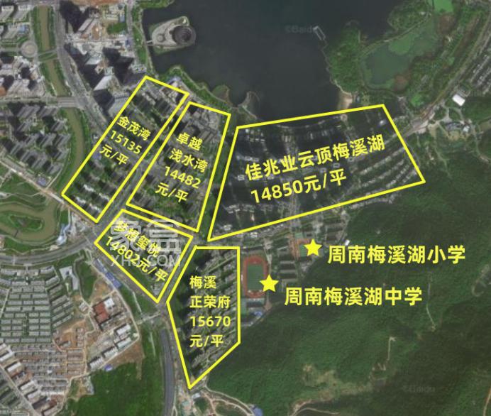 【黄金置业季】长沙二手房热门初中学区房价地图一览！长郡双语、师梅、湘一等