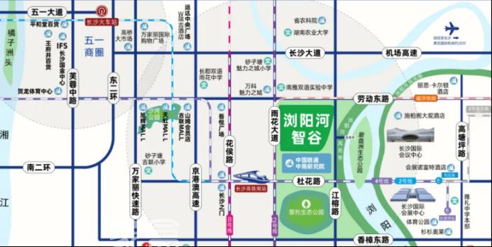 浏阳河智谷项目即将推进建设！位于高铁新城板块！