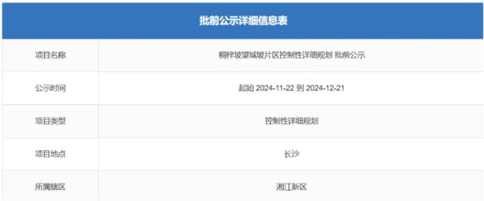 河西桐梓坡片区规划出炉！16所中小学、三大城市更新板块！