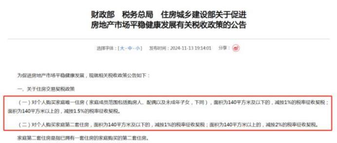 12月1日起契稅下調(diào)！在長(zhǎng)沙買這個(gè)面積段才能算契稅減免！