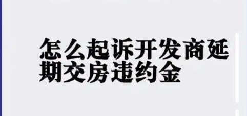 开发商未按期交房，购房者该如何维权？