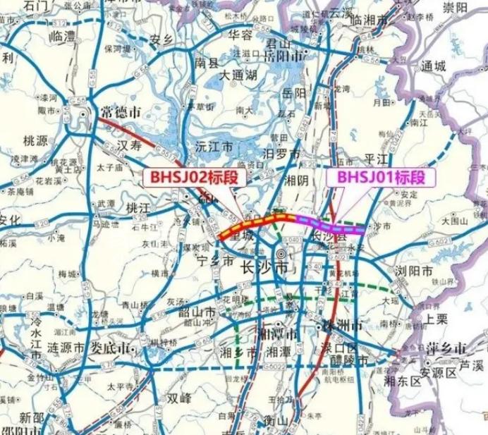 长沙北横高速公路即将启动建设！城市大外环推进中！