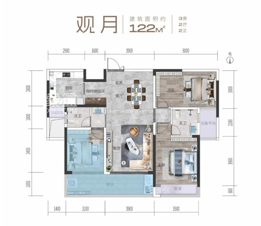 天晟滨月汇户型图