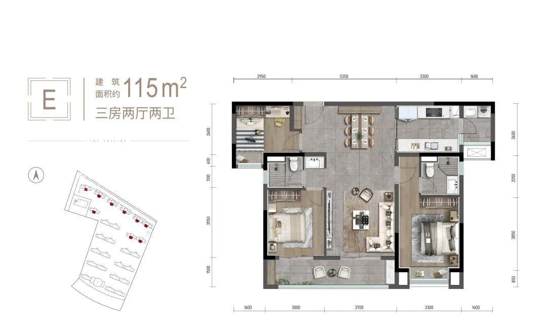 龙湖天璞17栋加推限时98折，育英滨河小学建面114-198㎡高层+洋房热销！