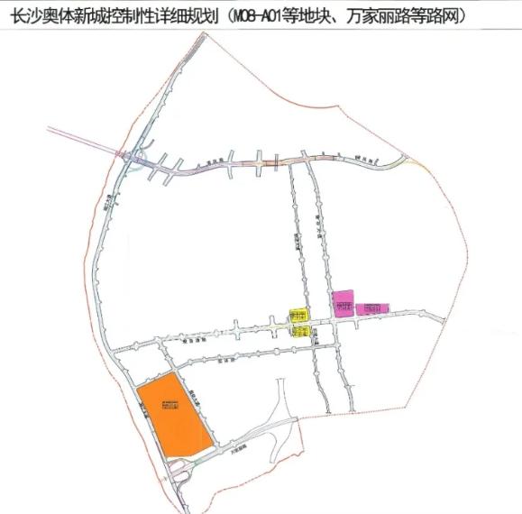 長(zhǎng)沙奧體新城板塊新添主干道！總投資20.7億，雙向8車道！