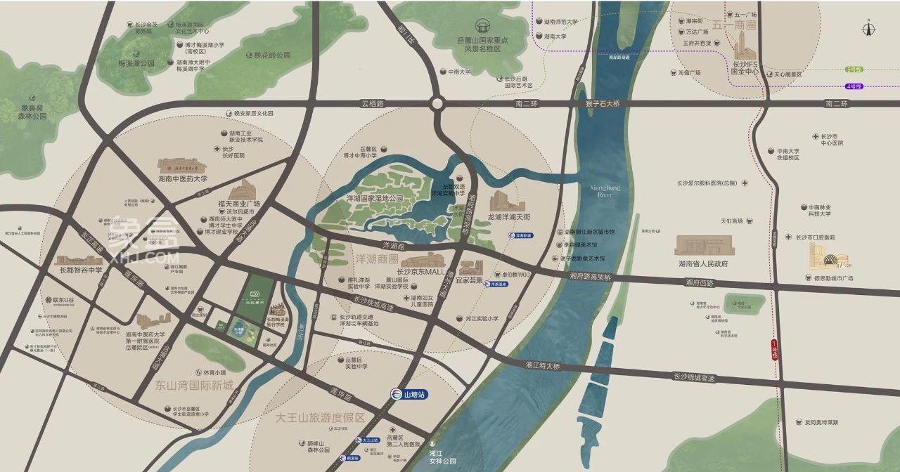 出門公園，旁邊長(zhǎng)郡九年制！“0公攤”新盤“云起虔來(lái)”即將登場(chǎng)，戶型超“卷”！