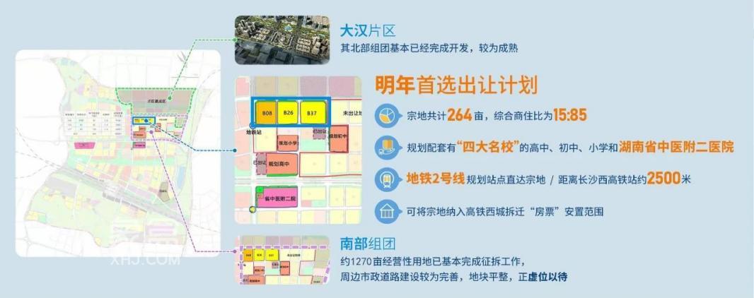 长沙向西，高铁西城片区迎来新进展！