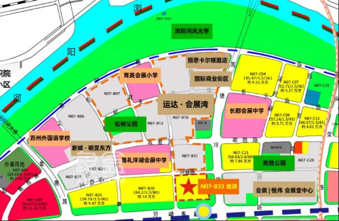 运达10天内第二次在长沙拿地！紧邻运达会展湾项目！